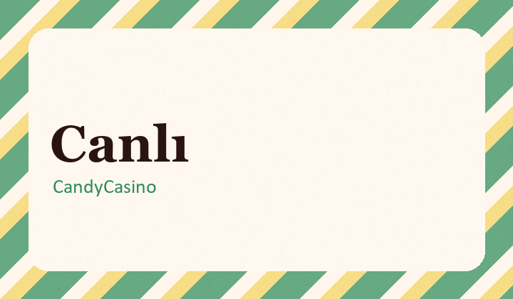 CandyCasino canlı masa